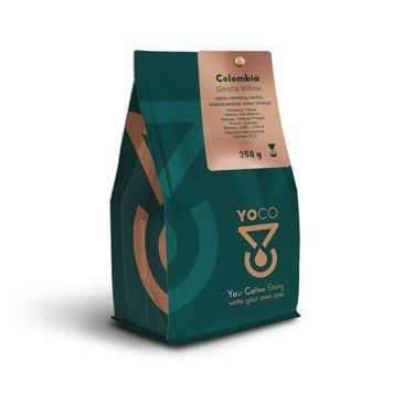 Кава в зернах YoCo Colombia Gesha Willow 250 г 00047942 фото